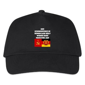 GDR saying gift Ossi Soviet Union - Kids’ Baseball Cap - black - Front