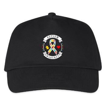 Autism Autist ADHD Autism Awareness Gift - Kids’ Baseball Cap - black - Front