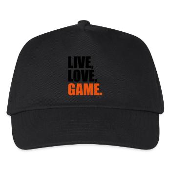 gamer - Kinder Basecap - Schwarz - Vorne