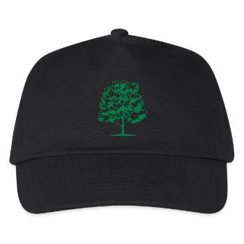 baum - Kinder Basecap - Schwarz - Vorne
