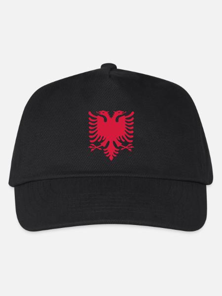 Shqiponja ORIGINAL - Kinder Basecap - Schwarz