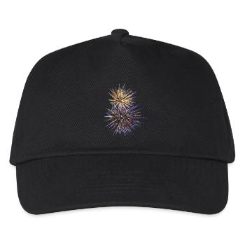 Feuerwerk II - Kinder Basecap - Schwarz - Vorne