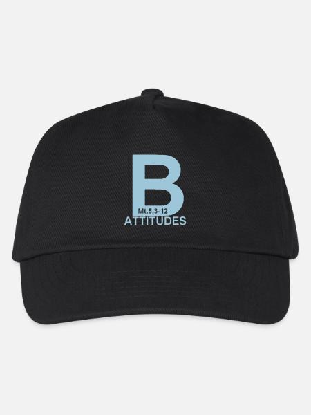 beatitudes - Casquette de baseball Enfant - noir