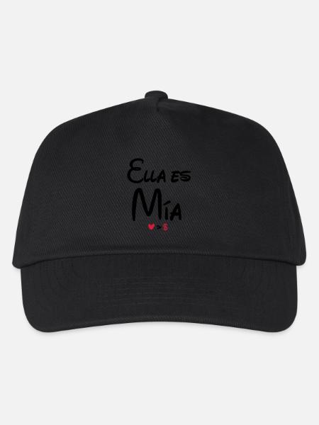 ella_es_mia - Kinder Basecap - Schwarz