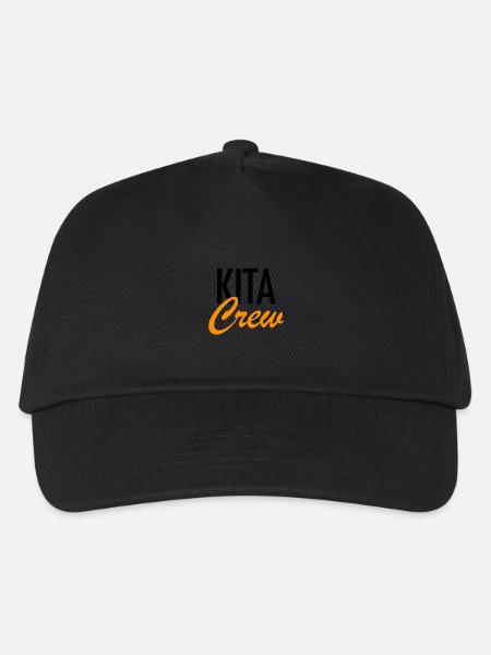 Kita Crew - Kinder Basecap - Schwarz
