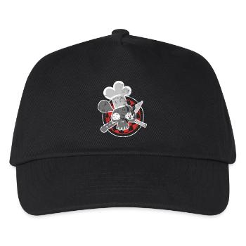 skull of the cook (used look) - Kinder Basecap - Schwarz - Vorne