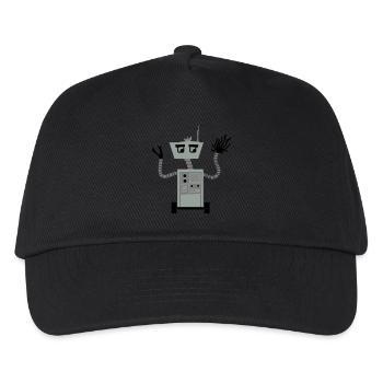 Robot - Kids’ Baseball Cap - black - Front