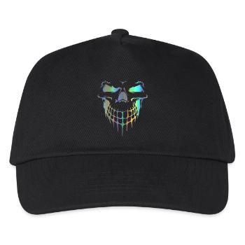 Totenkopf - Kinder Basecap - Schwarz - Vorne