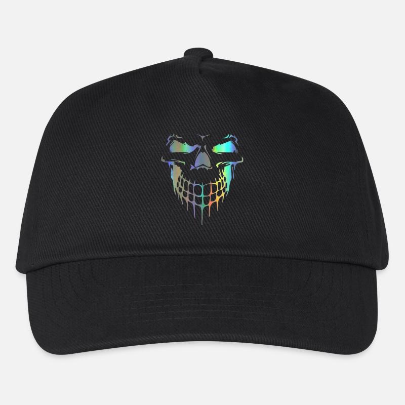 Totenkopf - Kinder Basecap - Schwarz