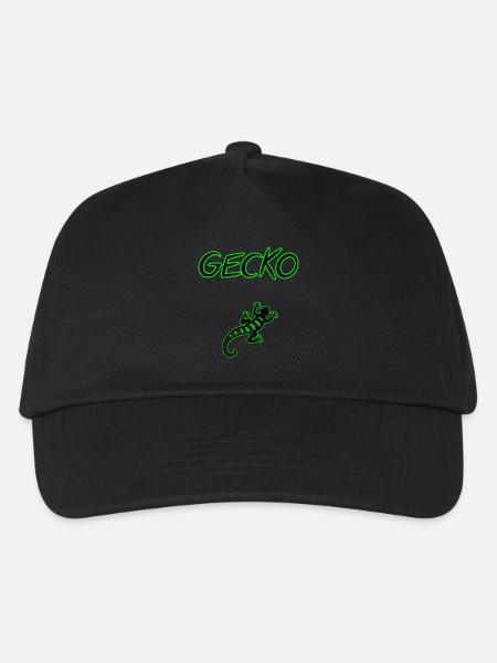 Gecko - Kinder Basecap - Schwarz