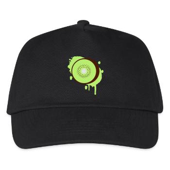 Kiwi graffiti - Kids’ Baseball Cap - black - Front