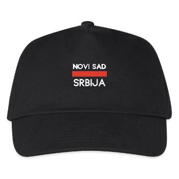 Novi Sad Srbija T-Shirt Novisad - Casquette de baseball Enfant - noir - Devant