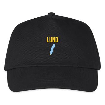Lund Sweden T-Shirt Lund Souvenir Andenken - Kinder Basecap - Schwarz - Vorne