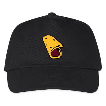 burrito Pfannkuchen-Pfannkuchen-Wurst - Kinder Basecap - Schwarz - Vorne