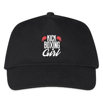 Kickboxing Girl Kickboxing Women - Kids’ Baseball Cap - black - Front