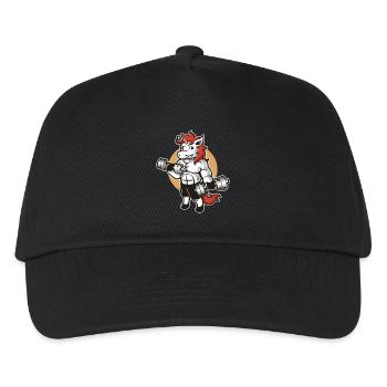 Unicorn Muscular Hanteln - Kinder Basecap - Schwarz - Vorne