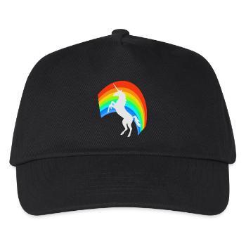Regenbogen Märchen - Kinder Basecap - Schwarz - Vorne