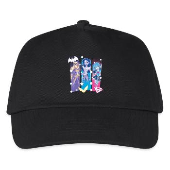 DC Super Hero Girls Batgirl Wonder Woman Supergirl - Kids’ Baseball Cap - black - Front