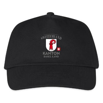 Kanton T-Shirt baselland, Schweiz, switzerlang - Kinder Basecap - Schwarz - Vorne