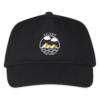 Egypt pyramids Cairo gift pyramid Egypt - Kids’ Baseball Cap - black - Front
