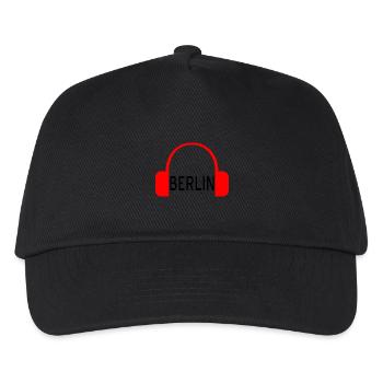 Berlin - Kids’ Baseball Cap - black - Front