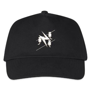 Symbole de guilde d'électricien dans un look grunge 3d cool - Casquette de baseball Enfant - noir - Devant