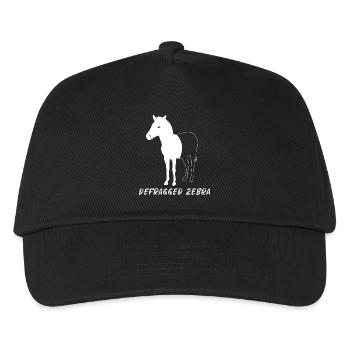 Cadeau de programmeur Geek Admin de Zebra défragmenté - Casquette de baseball Enfant - noir - Devant