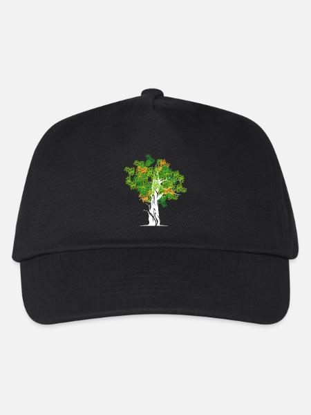 tree baum bäume natur symbol colors Farben - Kinder Basecap - Schwarz