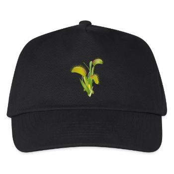 Venus flytrap a fascinating indoor plant - Kids’ Baseball Cap - black - Front