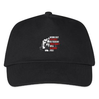 Gym Fitness - Kinder Basecap - Schwarz - Vorne