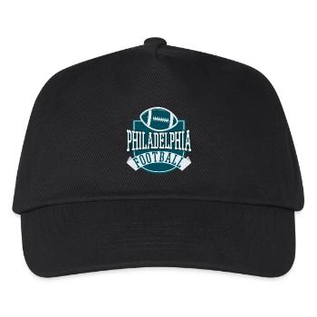 Philadelphia Football Emblemmotiv - Kinder Basecap - Schwarz - Vorne