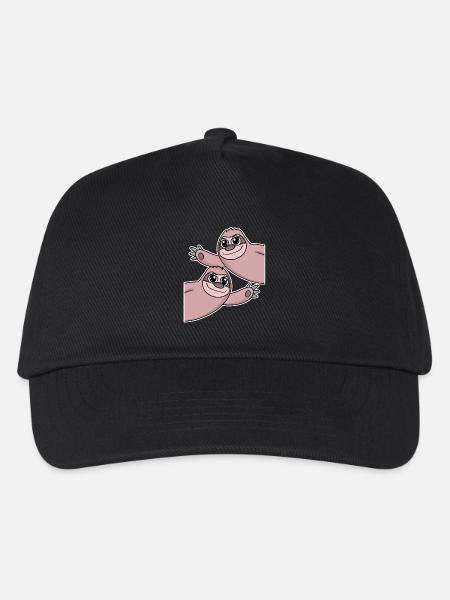 Faultier Faultiere - Kinder Basecap - Schwarz
