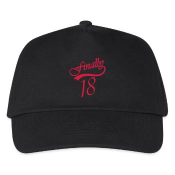 Birthday Finally 18 - Kids’ Baseball Cap - black - Front