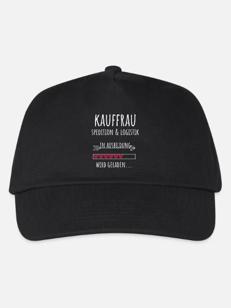 Kauffrau Spedition & Logistik in Ausbildung - Kinder Basecap - Schwarz