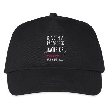 Kindheitspädagogik Bachelor Studium Geschenk - Kinder Basecap - Schwarz - Vorne
