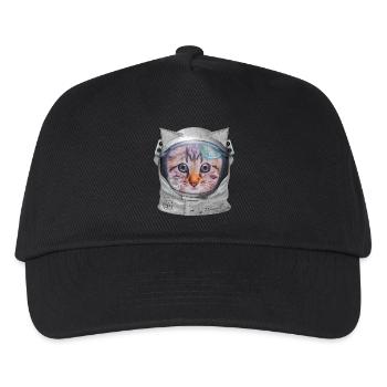 Chat dans l’espace - Casquette de baseball Enfant - noir - Devant