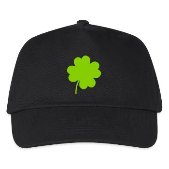 Trèfle chanceux - Casquette de baseball Enfant - noir - Devant