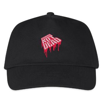 Quote punks not dead - Kids’ Baseball Cap - black - Front