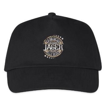 Jäger - Kinder Basecap - Schwarz - Vorne