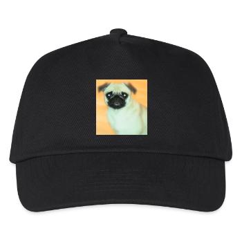 Carlin mignon avec vue expressive - Casquette de baseball Enfant - noir - Devant