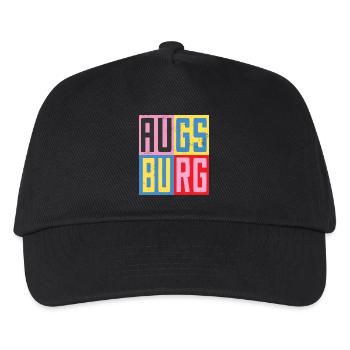 Augsburg Design - Kinder Basecap - Schwarz - Vorne