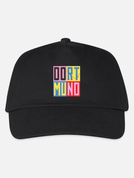 Dortmunder Städte Design - Kinder Basecap - Schwarz