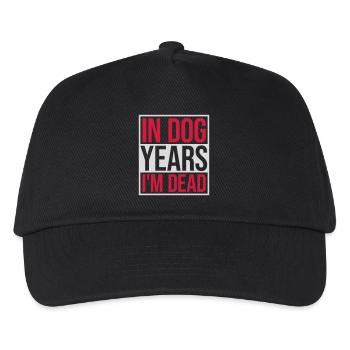 in dog years Dead - Kids’ Baseball Cap - black - Front