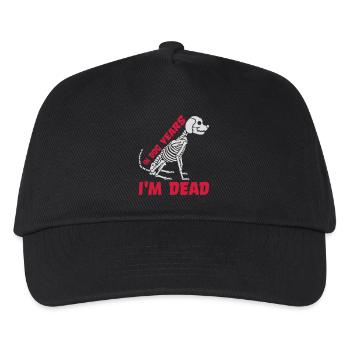 in dog years Dead - Kids’ Baseball Cap - black - Front