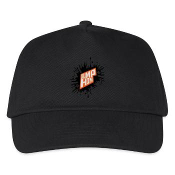 dump him quote logo - Kids’ Baseball Cap - black - Front