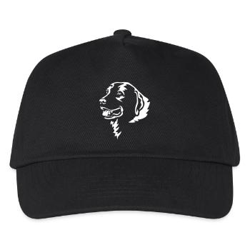 Central Asian Ovcharka Head "Black Edition" - Kids’ Baseball Cap - black - Front