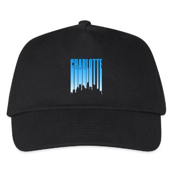 Charlotte North Carolina Skyline - Kids’ Baseball Cap - black - Front