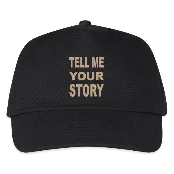 TELL ME YOUR STORY - Kinder Basecap - Schwarz - Vorne