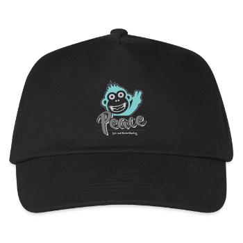 Peace love and understanding - Kids’ Baseball Cap - black - Front