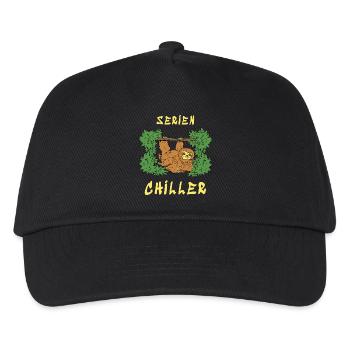 Serien Chiller - Kinder Basecap - Schwarz - Vorne